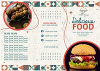 Dépliant 3 volets modèle 23