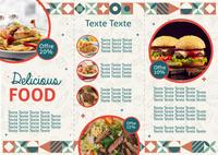 Dépliant 3 volets modèle 23