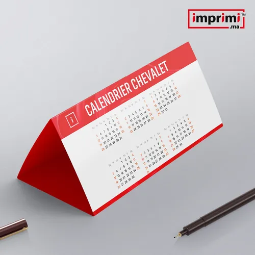 Calendrier Chevalet > Simple