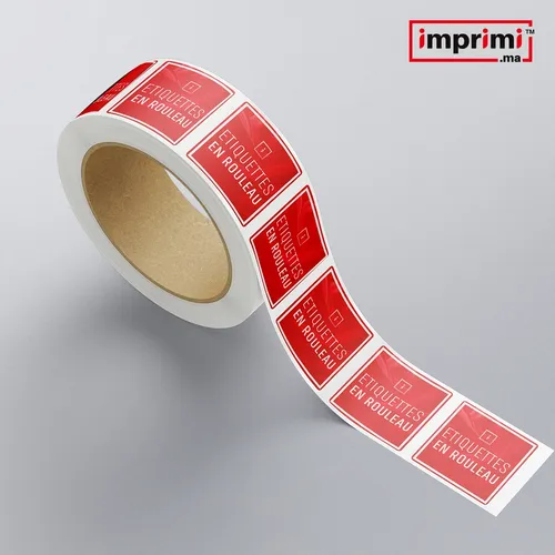 Etiquettes en Rouleau > Papier Adhésif