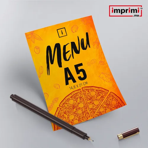 Menu A5 - 14.8 x 21 cm