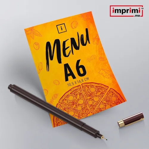 Menu A6 - 10,5 x 14,8 cm
