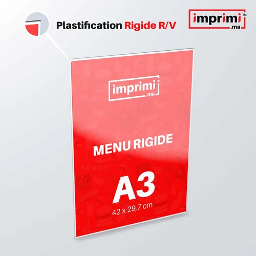 Menu Rigide A3